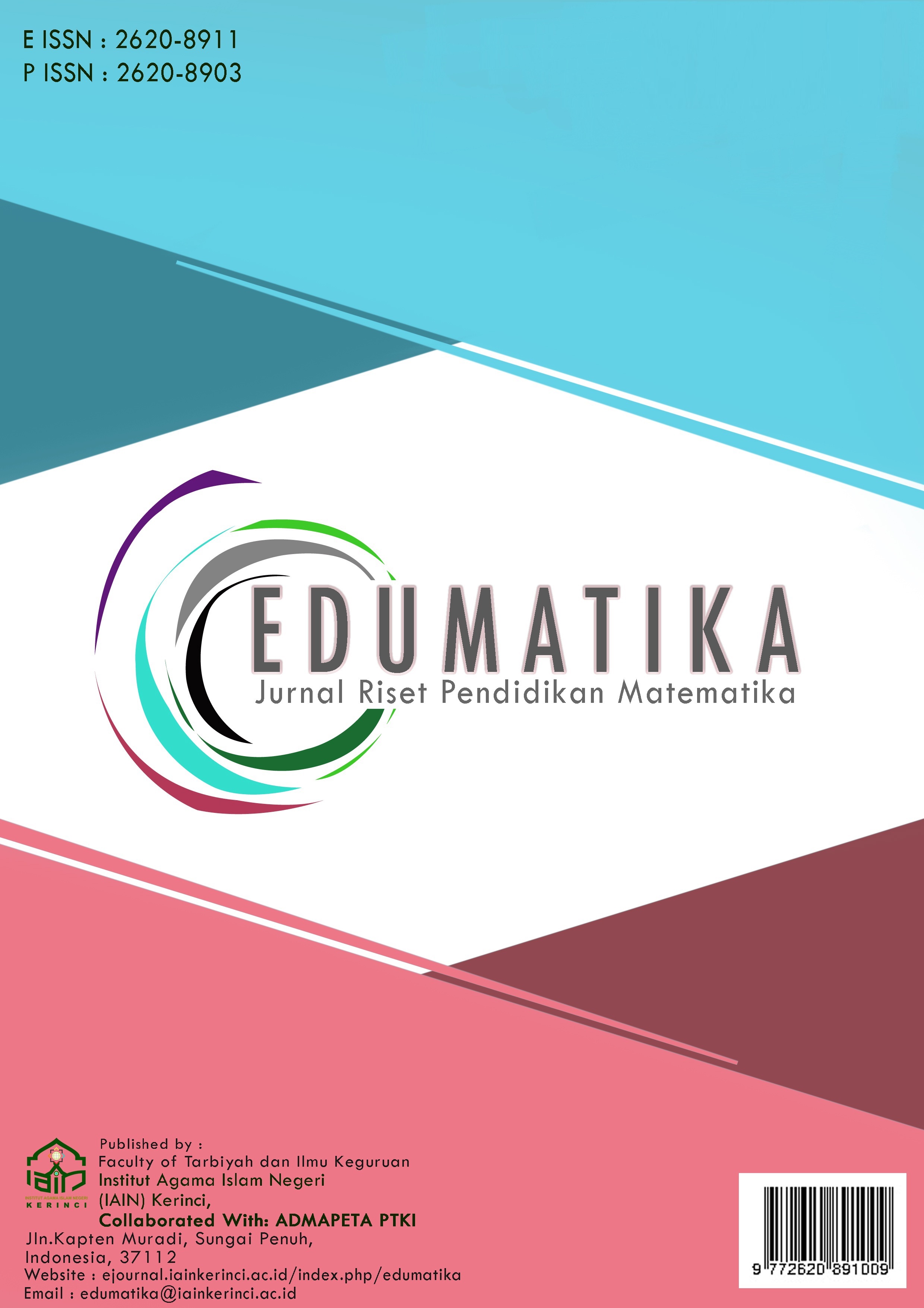 					View Vol. 9 No. 1 (2026): May 2026, Edumatika : Jurnal Riset Pendidikan Matematika
				